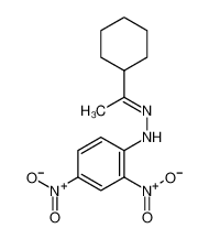 N-(1-cyclohexylethylideneamino)-2,4-dinitroaniline 1160-74-3