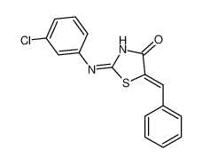 2-(3-chlorophenylimino-5-arylidene-4-thiazolidinone)