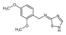N-(2,4-二甲氧基苄基)-1,2,4-噻二唑-5-胺