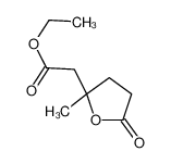 ethyl 2-(2-methyl-5-oxooxolan-2-yl)acetate 16807-50-4