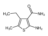 2-AMINO-4-ETHYL-5-METHYLTHIOPHENE-3-CARBOXAMIDE 350996-89-3