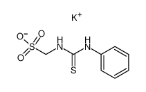 119304-49-3 Potassium; (3-phenyl-thioureido)-methanesulfonate