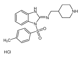 1-[(4-甲基苯基)磺酰基]-N-(4-哌啶基甲基)-1H-苯并咪唑-2-胺盐酸盐