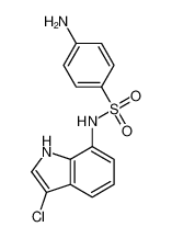 4-amino-N-(3-chloro-1H-indol-7-yl)benzenesulfonamide 165668-25-7