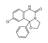 27772-51-6 9-chloro-10b-phenyl-2,3,6,19b-tetrahydro-5H-oxazolo<3,2-c>quinazolin-5-one