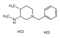 (3R,4R)-1-Benzyl-N,4-dimethylpiperidin-3-amine dihydrochloride 1062580-52-2