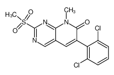 6-(2,6-二氯苯基)-8-甲基-2-甲基磺酰基-8H-吡啶并[2,3-d]嘧啶-7-酮