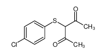 3-[(4-氯苯基)硫代]戊烷-2,4-二酮