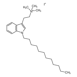 N1-dodecyl-N,N,N-trimethyltryptaminium iodide 1383168-83-9