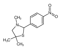 3,5,5-trimethyl-2-(4-nitrophenyl)thiazolidine 121364-24-7
