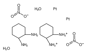 dioxidanium,(1R,2R)-cyclohexane-1,2-diamine,platinum,dinitrate 82398-34-3
