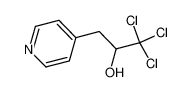 1,1,1-trichloro-3-pyridin-4-ylpropan-2-ol 10129-56-3