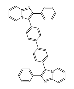 2-phenyl-3-[4-[4-(2-phenylimidazo[1,2-a]pyridin-3-yl)phenyl]phenyl]imidazo[1,2-a]pyridine 849637-43-0