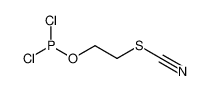 2-dichlorophosphanyloxyethyl thiocyanate 140476-47-7