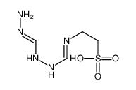 2-[(2-methanehydrazonoylhydrazinyl)methylideneamino]ethanesulfonic acid 92507-94-3