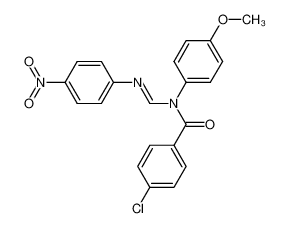 N1-(p-Chlorobenzoyl)-N1-(p-methoxyphenyl)-N2-(p-nitrophenyl)formamidine 130117-91-8