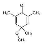 4-methoxy-2,4,6-trimethyl-2,5-cyclohexadien-1-one 38876-36-7