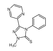 5-(2-pyrazinyl)-2-methyl-4-phenyl-1,2,4-triazol-3-thione