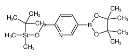 tert-butyl-dimethyl-[[5-(4,4,5,5-tetramethyl-1,3,2-dioxaborolan-2-yl)pyridin-2-yl]methoxy]silane 1351378-73-8