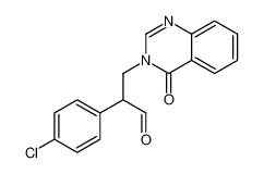 2-(4-chlorophenyl)-3-(4-oxoquinazolin-3-yl)propanal 108664-81-9
