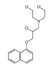 2-chloro-N,N-bis(2-chloroethyl)-3-naphthalen-1-yloxypropan-1-amine
