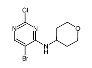 (5-bromo-2-chloro-pyrimidine-4-yl)-(tetrahydro-pyran-4-yl)-amine 942411-03-2