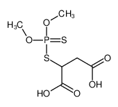 2-dimethoxyphosphinothioylsulfanylbutanedioic acid 1190-28-9