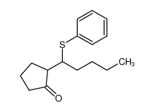 2-(1-Phenylthiopentyl)-cyclopentanone 80934-78-7