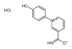1-(4-hydroxyphenyl)pyridin-1-ium-3-carboxamide,chloride 87384-52-9