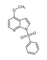 1H-Pyrrolo[2,3-b]pyridine, 4-methoxy-1-(phenylsulfonyl)- 916574-87-3