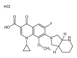 moxifloxacin hydrochloride 186826-86-8