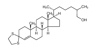 (25ξ)-26-hydroxycholest-4-en-3-one 3-(ethylene thioketal) 137436-19-2