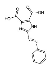 2-(phenylhydrazinylidene)imidazole-4,5-dicarboxylic acid 5467-45-8