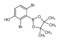 2,4-Dibromo-3-(4,4,5,5-tetramethyl-1,3,2-dioxaborolan-2-yl)phenol 1256781-61-9