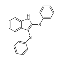 2,3-bis(phenylsulfanyl)-1H-indole 70291-88-2