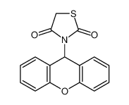3-(9H-xanthen-9-yl)-1,3-thiazolidine-2,4-dione 6320-53-2