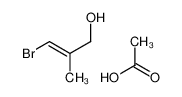 acetic acid,3-bromo-2-methylprop-2-en-1-ol 105842-98-6