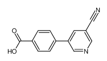 4-(5-Cyanopyridin-3-yl)benzoic acid 851048-54-9