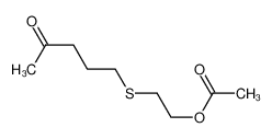 2-(4-oxopentylsulfanyl)ethyl acetate 22842-73-5
