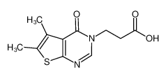 3-(5,6-Dimethyl-4-oxo-4H-thieno[2,3-d]pyrimidin-3-yl)-propionic acid