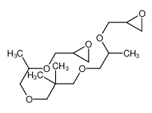 2-[1-[2,2-dimethyl-3-[2-(oxiran-2-ylmethoxy)propoxy]propoxy]propan-2-yloxymethyl]oxirane 87257-05-4