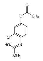 (4-acetamido-3-chlorophenyl) acetate 60144-85-6