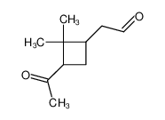 2-(3-acetyl-2,2-dimethylcyclobutyl)acetaldehyde 2704-78-1