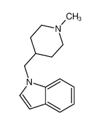 1-[(1-methylpiperidin-4-yl)methyl]indole 82485-25-4