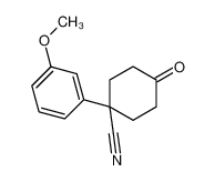 1-(3-methoxyphenyl)-4-oxocyclohexane-1-carbonitrile 95%