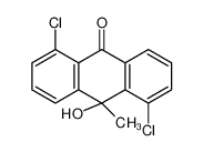 1,5-dichloro-10-hydroxy-10-methylanthracen-9-one 88087-77-8