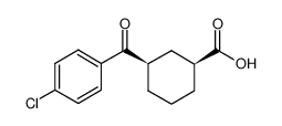 CIS-3-(4-CHLOROBENZOYL)CYCLOHEXANE-1-CARBOXYLIC ACID 95%