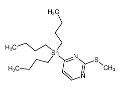4-三丁基甲锡烷基-2-硫代甲基嘧啶
