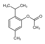 (5-methyl-2-propan-2-ylphenyl) acetate 528-79-0
