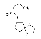 ethyl 2-[(8S)-1,4-dioxaspiro[4.4]nonan-8-yl]acetate 189506-59-0